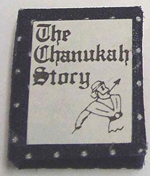 Dollhouse Miniature Story Of Chanukah Book